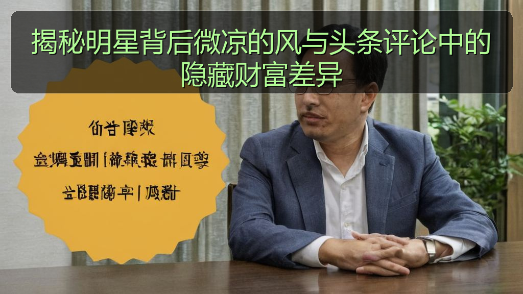 揭秘明星背后微凉的风与头条评论中的隐藏财富差异