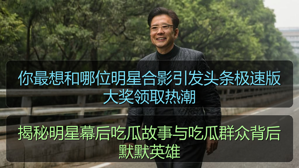 你最想和哪位明星合影引发头条极速版大奖领取热潮